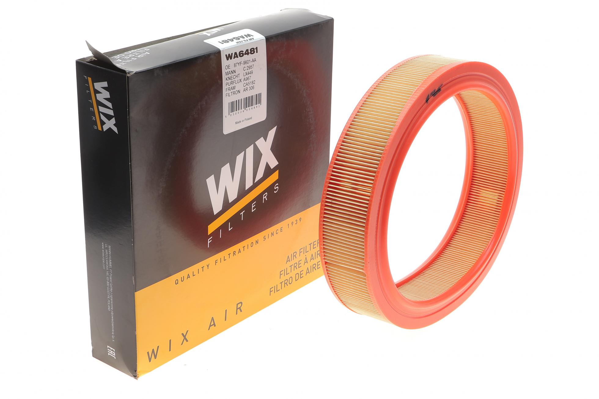 WA6481 WIX FILTERS